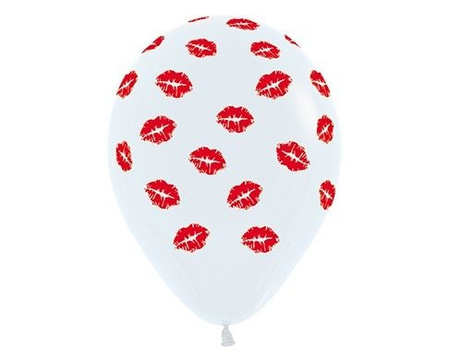 Balony Sempertex Całusy 12'' 50 szt USTA Mix