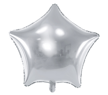 Gwiazdka duża - balon foliowy 70 cm różne kolory