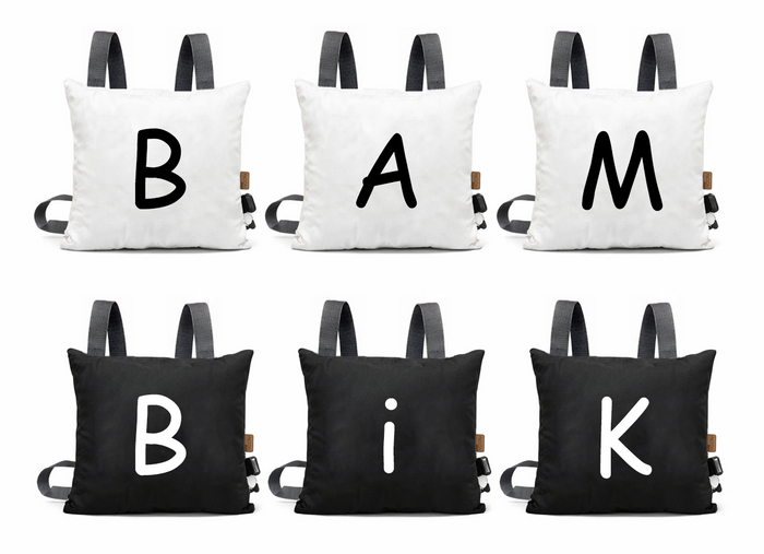 Gra słowna poduszki Literki zespołowa integracyjna zestaw 6 szt.