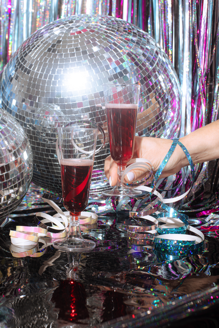 Kieliszki do szampana plastikowe jednorazowe 150ml 8 szt.