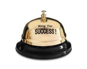 Biurkowy dzwonek na SUKCES (Ring for SUCCESS!)