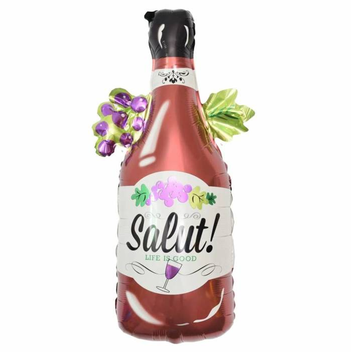 WINO butelka balon foliowy 89 cm