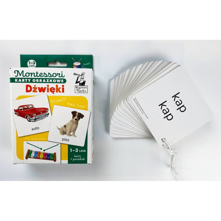 Montessori Dźwięki KARTY OBRAZKOWE 1-3