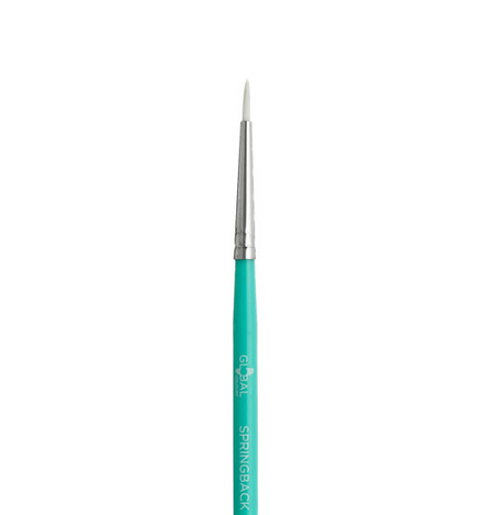 Pędzel do malowania twarzy i ciała Global - Detail Liner Small