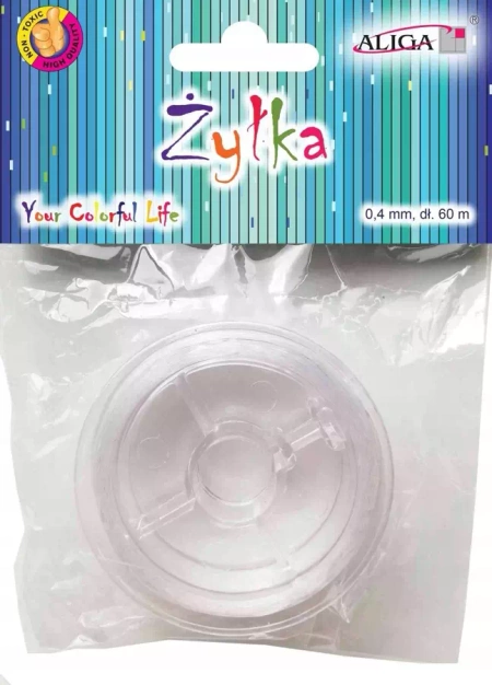 Żyłka do balonów i dekoracji elastyczna 60m