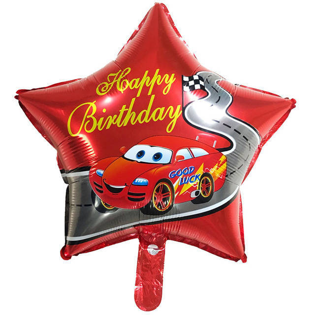 Balon Foliowy Cars gwiazda 18 cali /45 cm