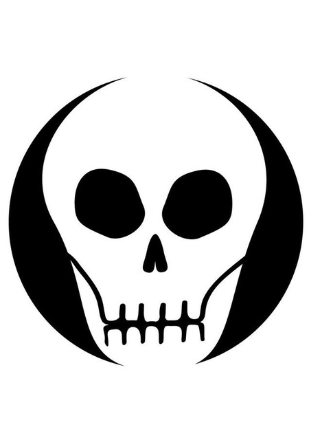 Szablony do wycinania dyni dekoracja Halloween 10 szt.