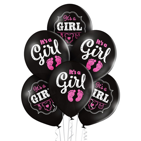 Balon gumowy It's a GIRL 12 cali 1 szt.