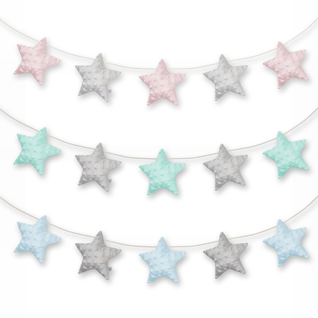 Dream Pillows girlanda pluszowa AKSON gwiazdki - OUTLET - powystawowa