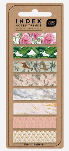 Karteczki Zakładki indeksujące samoprzylepne Wzory