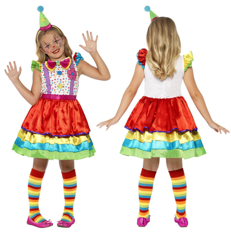 Strój dla dziewczynki Klauninka Deluxe