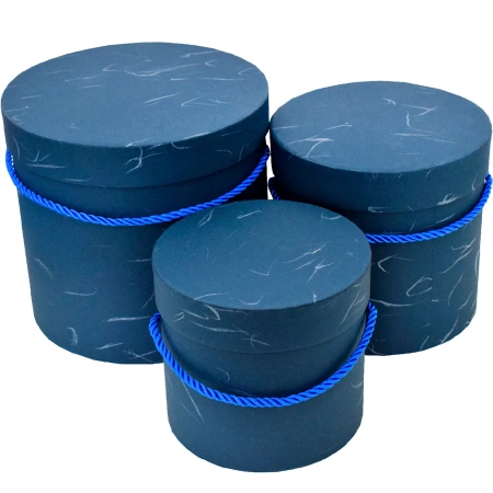 Pudełko prezentowe flower box royal blue 1 szt.