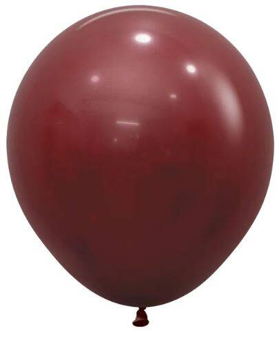 Balon lateksowy 18 cali Sempertex Solid 1 szt. Merlot