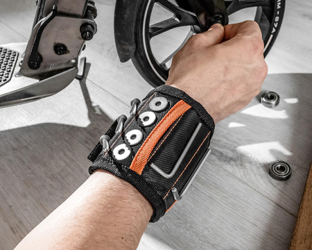 Magnetyczna opaska majsterkowicza z kieszonkami