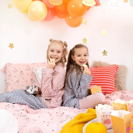 Pudełka na chipsy, przekąski KOTKI 3 szt.