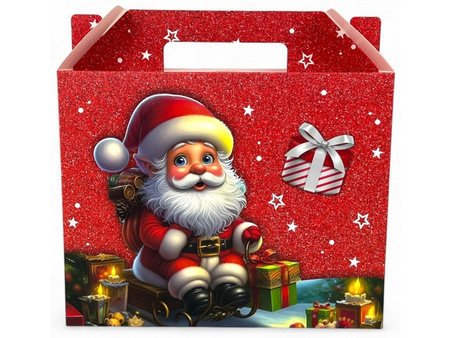 Pudełko prezentowe świąteczne 26 x 28 cm MIX wzorów