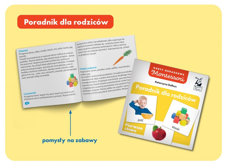 Montessori Pierwsze Słowa KARTY OBRAZKOWE 1-3