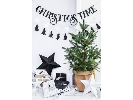 Czarne Gwiazdy dekoracja DIY Sylwester