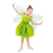 Strój dla dziewczynki Wróżka Dzwoneczek zielony