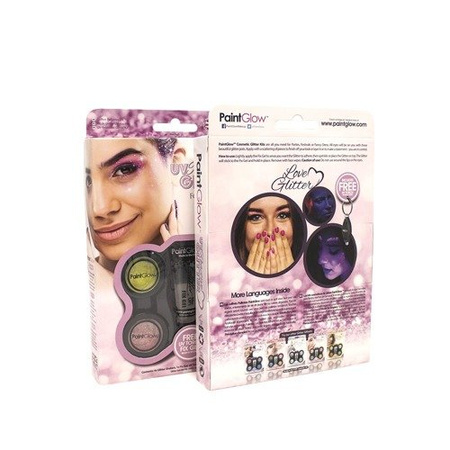 Zestaw Brokat do ciała UV PaintGlow