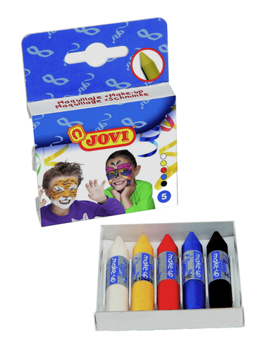Kredki do malowania twarzy i ciała małe zestaw JOVI 5 szt
