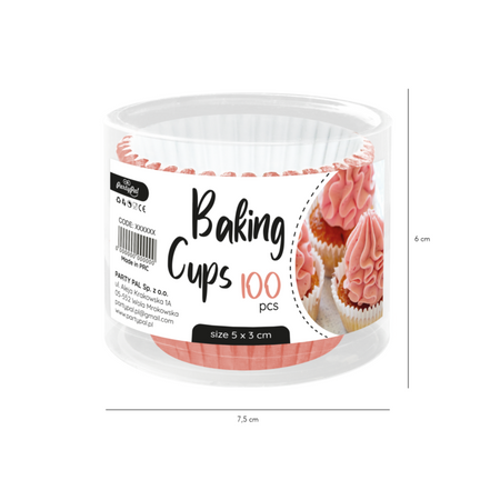 Papilotki do babeczek muffinek 100 szt.