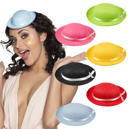 Melonik MINI filcowy kapelusz zielony