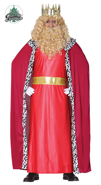 Strój Król czerwony na Jasełka dla dorosłych