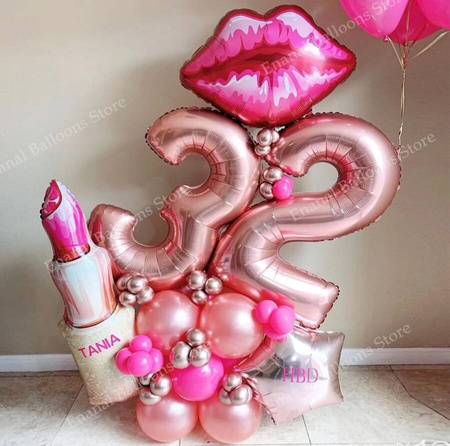 Balon foliowy szminka pomadka 40 x 95 cm