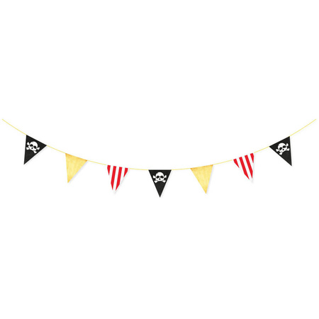 Girlanda baner trójkąty PIRACI pirat 150 cm