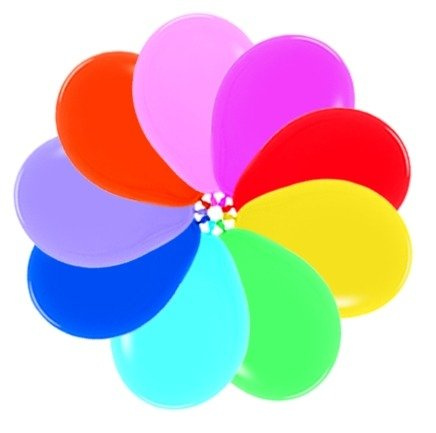 Balony Sempertex Solid 9'' 50 szt Mix kolorów