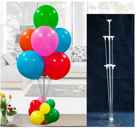 Stojak na balony stelaż Transparentny 140 cm