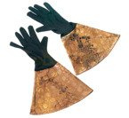 Rękawiczki czarne z osłoną