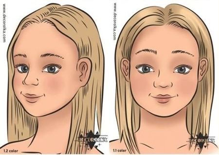 Mata treningowa do malowania twarzy A4 1.1 color