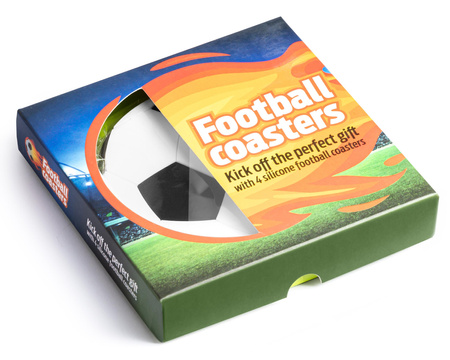 Podkładki piłkarskie FUTBOLÓWKA 4 szt.