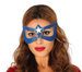 Maska karnawałowa niebieska Superbohaterka