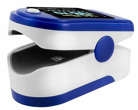 Medyczny PULSOKSYMETR napalcowy pulsometr + PRZYŁBICA