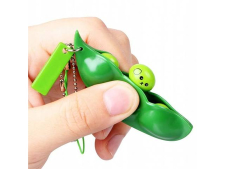 Brelok antystresowy dla dzieci groszek fasolka zabawka