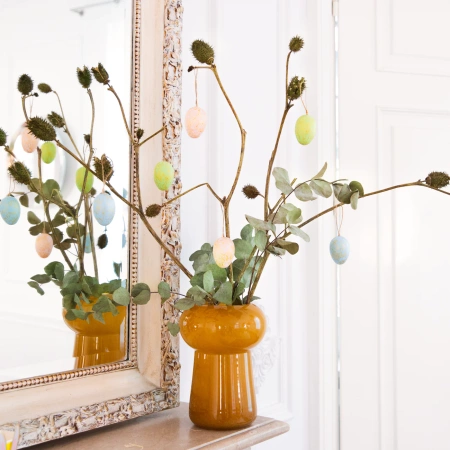 Jajka pisanki pozłacane 3 kolory 6 szt.