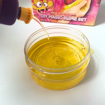 Zestaw Slime DIY Magic Pink XL, różowy zmieniający kolor