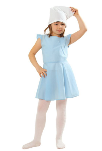 Strój SMERFETKA dla dzieci Pani skrzat