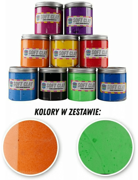 GLINKA SAMOUTWARDZALNA ZESTAW FLUO + POMARAŃCZOWY