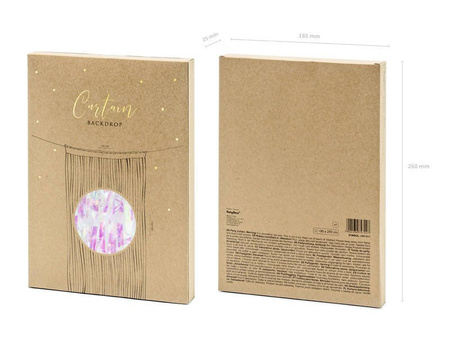 Kurtyna Party wisząca 90 x 250 cm opalizująca