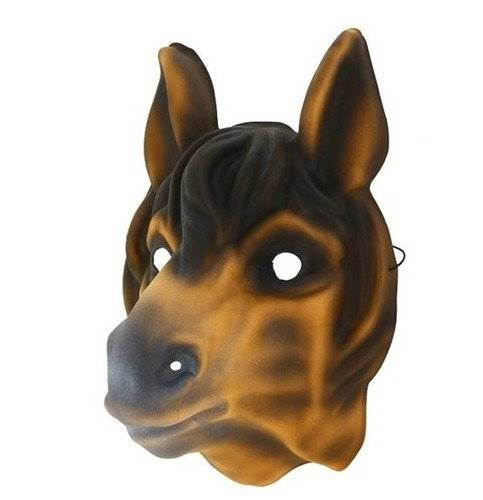 Maska z pianki Koń