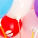 Patyczki do balonów z zatyczkami papierowe kolorowe  10 szt.
