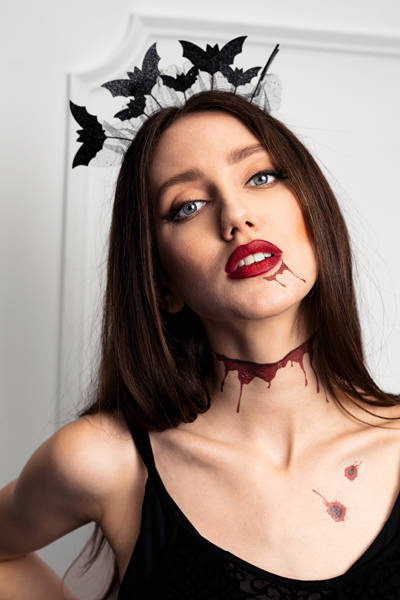 Tatuaże zmywalne wodne Blizny ślady krwi rany Halloween mix