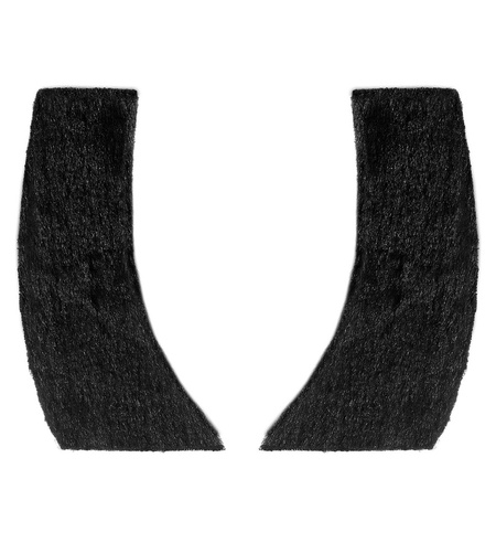 Czarne bokobrody baczki baki jak Elvis