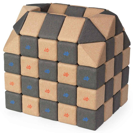 KLOCKI MAGNETYCZNE JollyHeap 100 szt. - creative (kolory do wyboru)