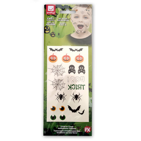Tatuaże zmywalne wodne na HALLOWEEN dla dzieci