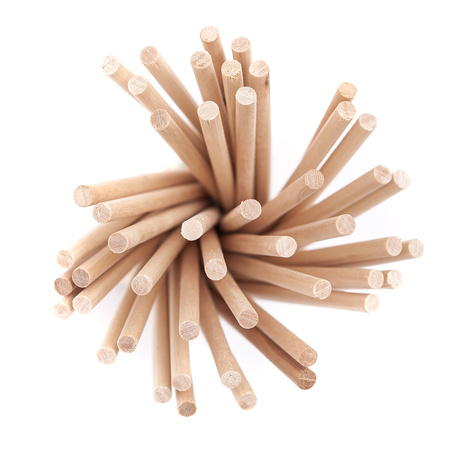 Patyczki kreatywne okrągłe naturalne 50 szt.